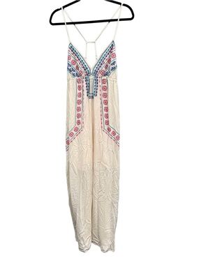 Flying Tomato Women’s Boho Embroidered Maxi Dress Size Large